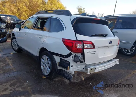 2018 Subaru Outback 2.5I Premium из США, поврежденный, VIN 4S4BSAFC1J3325827
